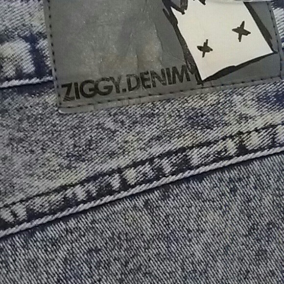 Color Block Denim Mini Skirt - Picture 5 of 6